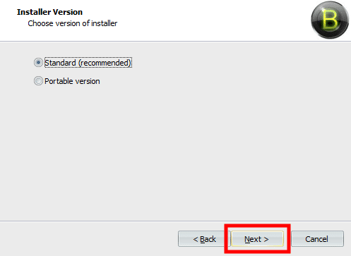 インストール方式の設定